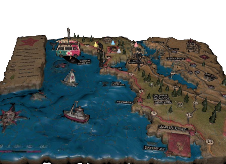 The fleet settled on one destination at the end of the run.